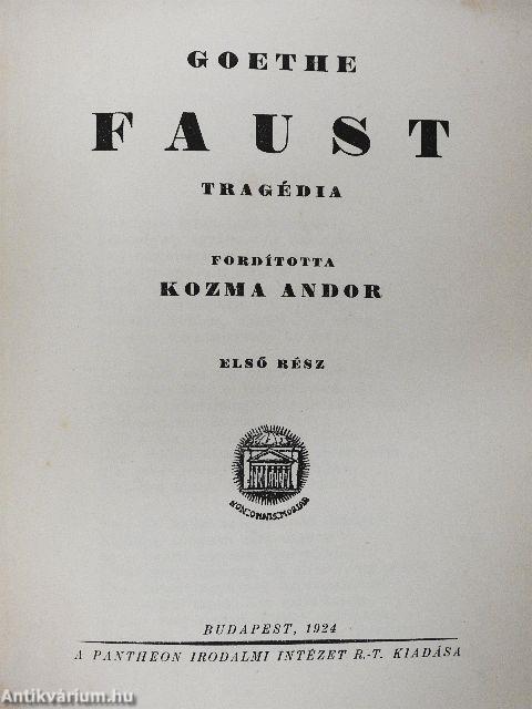 Faust I-II.