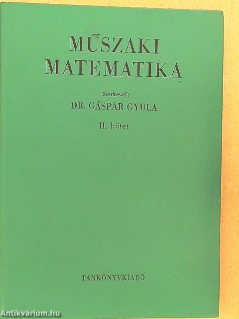 Műszaki matematika II.