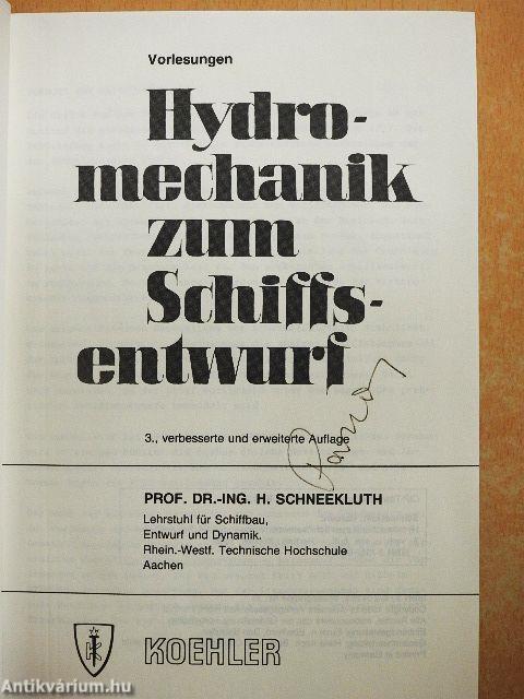 Hydromechanik zum Schiffsentwurf