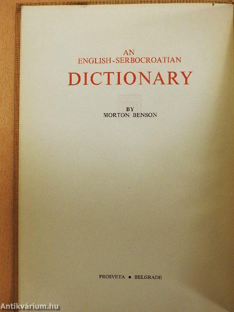 Englesko-srpskohrvatski recnik