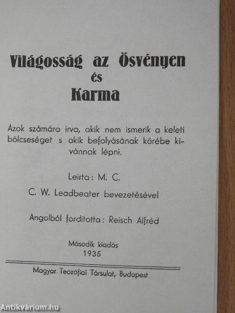 Világosság az Ösvényen és Karma