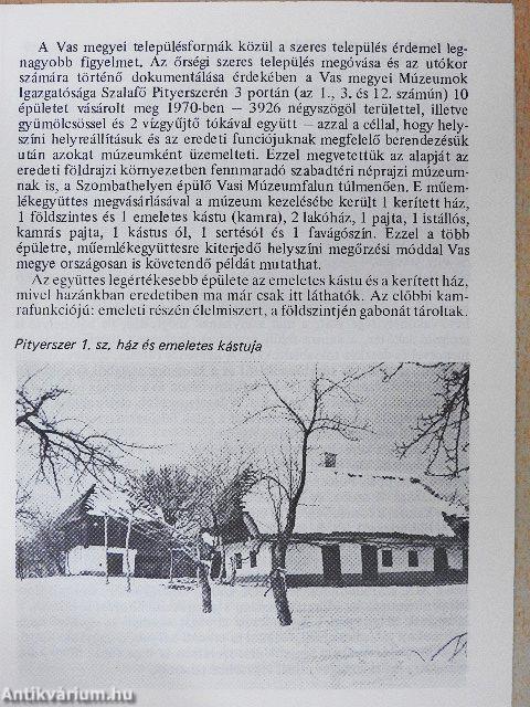 Szalafő-Pityerszer - Népi műemlékegyüttes