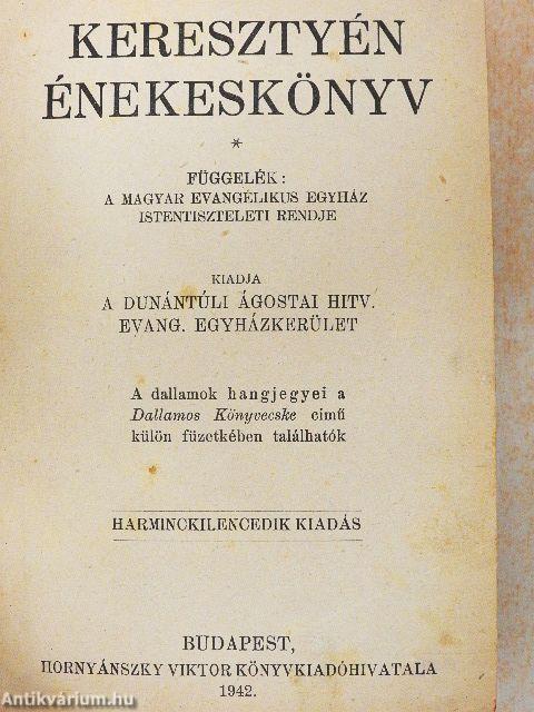 Keresztyén énekeskönyv
