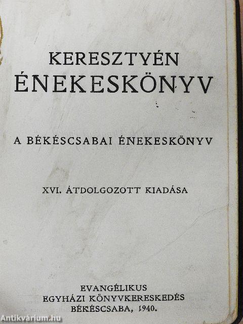 Keresztyén énekeskönyv