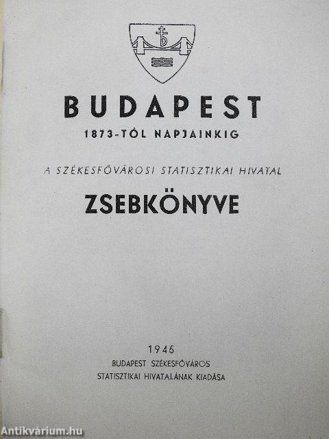 Budapest 1873-tól napjainkig