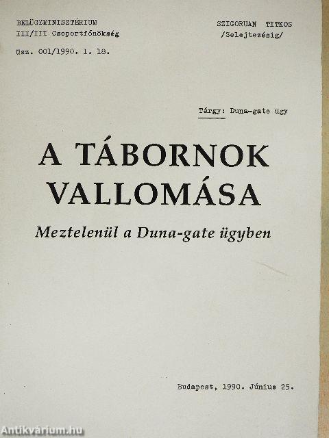 A tábornok vallomása