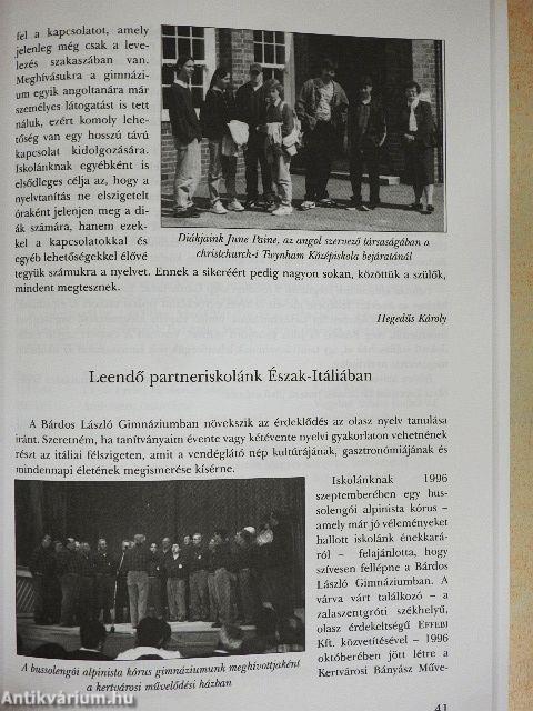 10 éves a Bárdos László Gimnázium 1987-1997