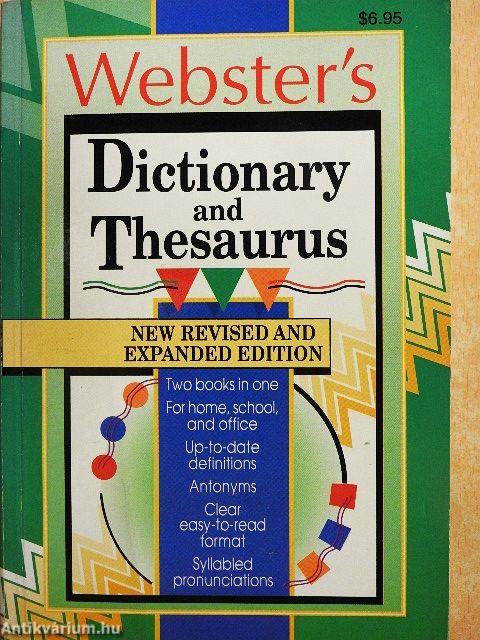 Webster's Dictionary and Thesaurus