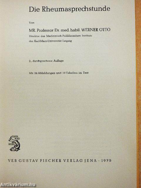 Die Rheumasprechstunde