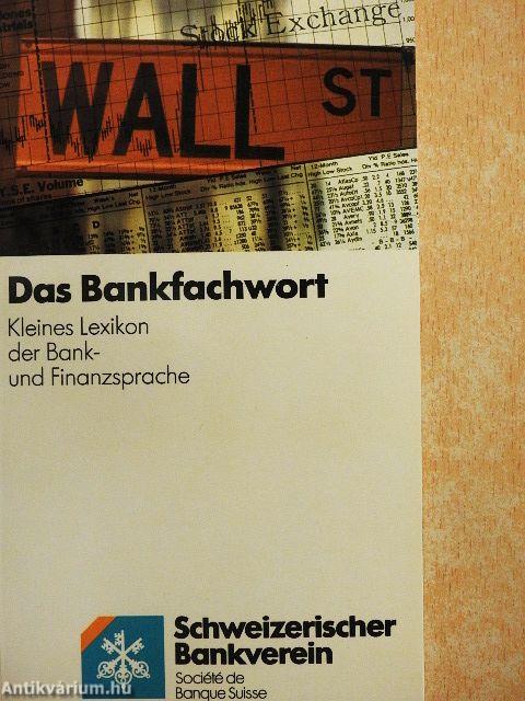 Das Bankfachwort