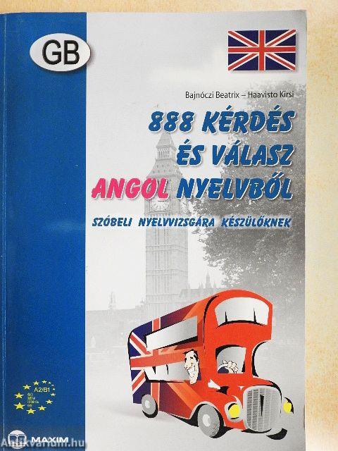 888 kérdés és válasz angol nyelvből