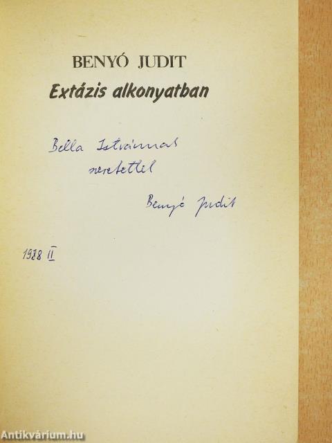 Extázis alkonyatban (dedikált példány)