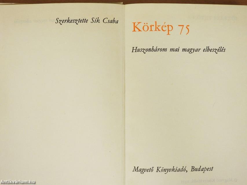 Körkép 75 (dedikált példány)