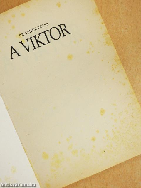 A Viktor (dedikált példány)
