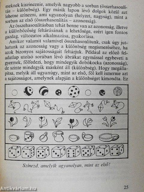 Matematikai nevelés-gondolkodásfejlesztés az óvodában