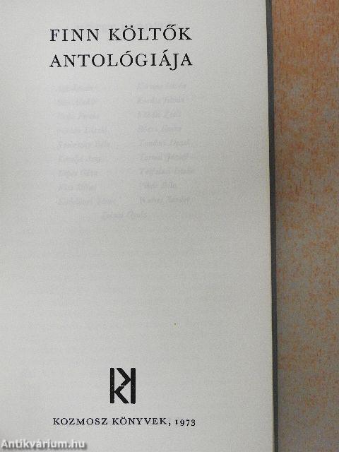 Finn költők antológiája