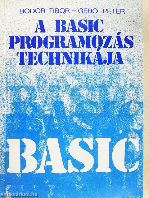 A BASIC programozás technikája