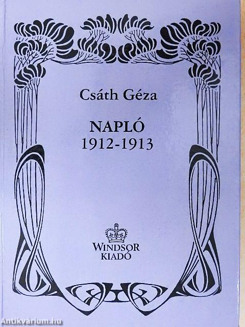 Napló 1912-1913