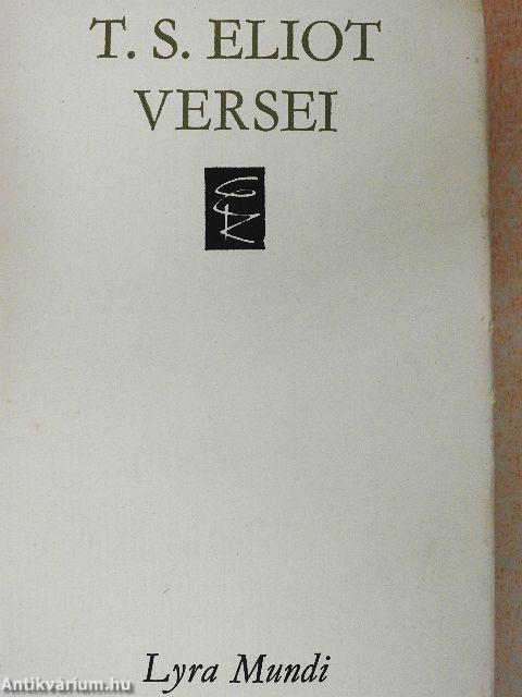 T. S. Eliot versei