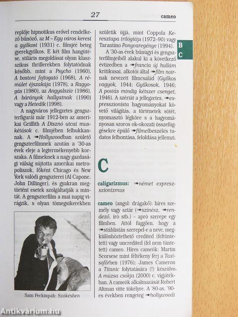 Film- és médiafogalmak kisszótára