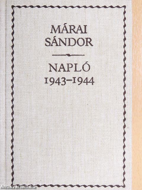 Napló 1943-1944