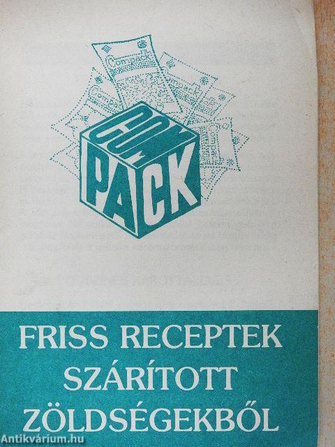 Friss receptek szárított zöldségekből