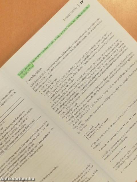 A MySQL kezelése és használata