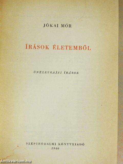 Írások életemből