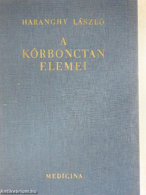 A kórbonctan elemei 1-3.