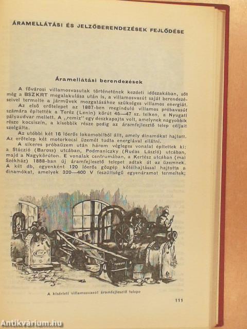 A Budapesti Közúti Vasút 100 éve