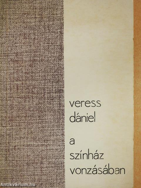 A színház vonzásában (dedikált példány)