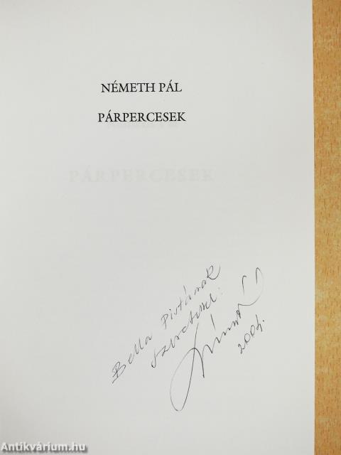 Párpercesek (dedikált példány)