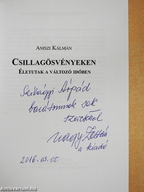 Csillagösvényeken (dedikált példány)