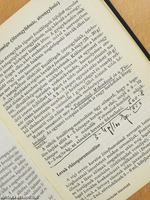 Állatorvosi terápiás útmutató