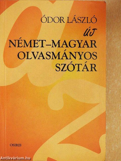 Új német-magyar olvasmányos szótár