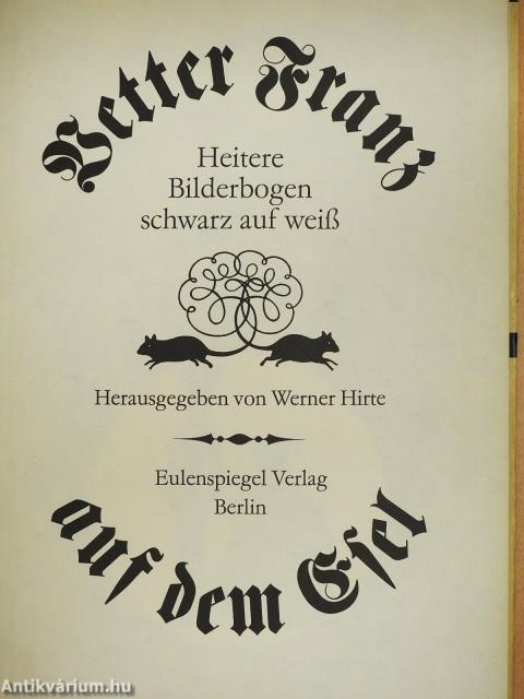 Vetter Franz auf dem Esel