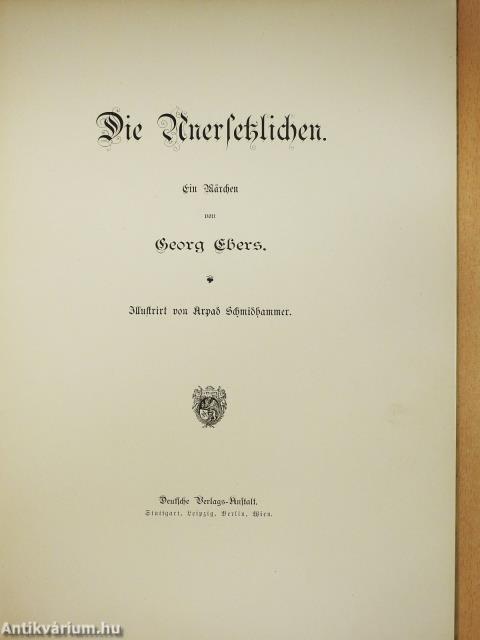 Die Unersetzlichen (gótbetűs)