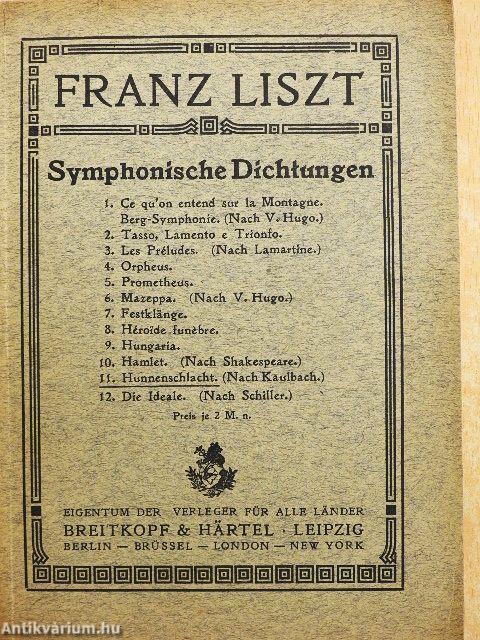 Symphonische Dichtungen für Orchester 11.