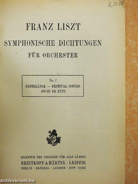 Symphonische Dichtungen für Orchester 7.