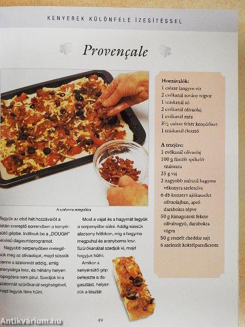 Száz recept kenyérsütő géphez