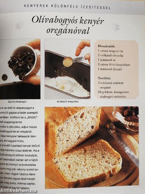 Száz recept kenyérsütő géphez