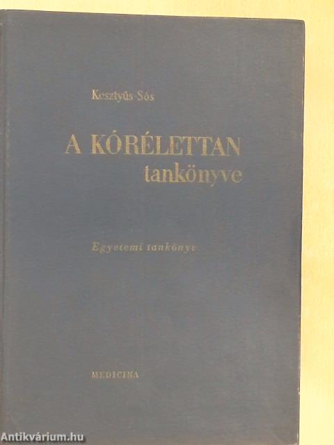 A kórélettan tankönyve