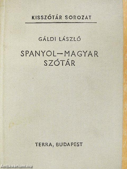 Spanyol-magyar szótár