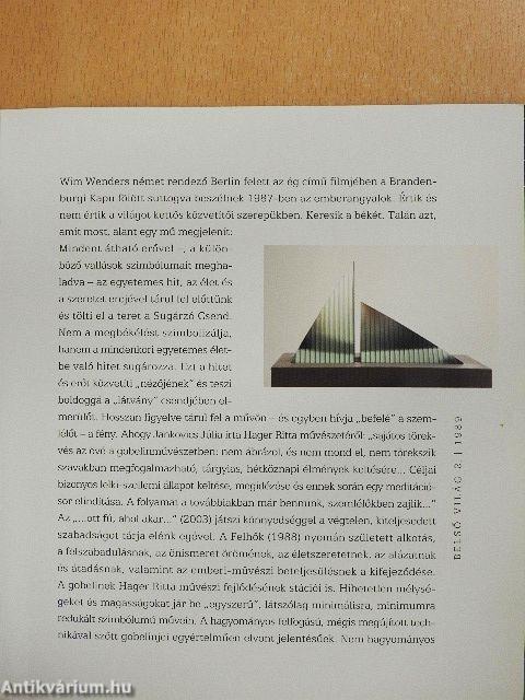 Hager Ritta textilművész - Bohus Zoltán szobrászművész