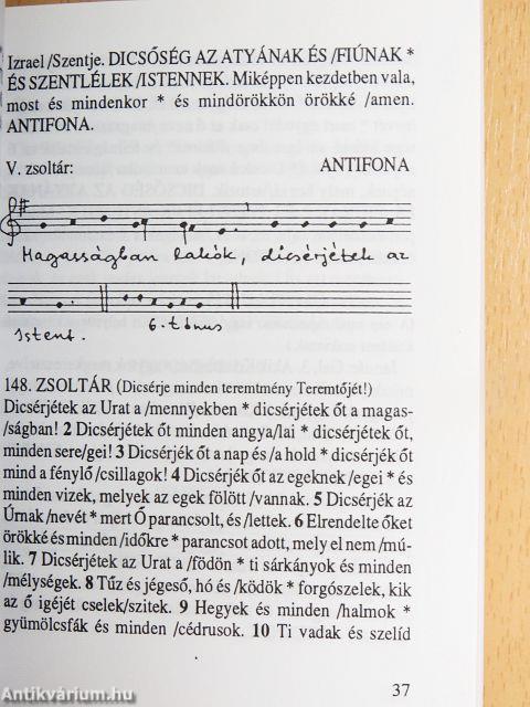 Nappali zsoltároskönyv (Diurnale)