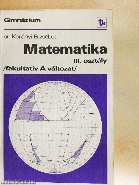 Matematika III.