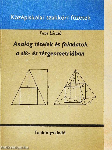 Analóg tételek és feladatok a sík- és térgeometriában