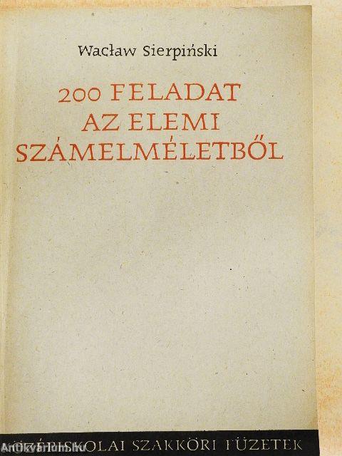 200 feladat az elemi számelméletből