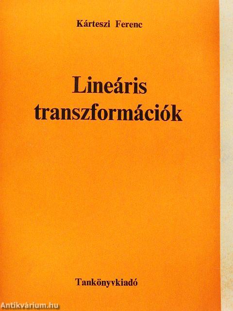 Lineáris transzformációk