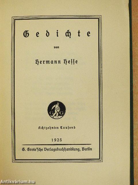 Gedichte (gótbetűs)